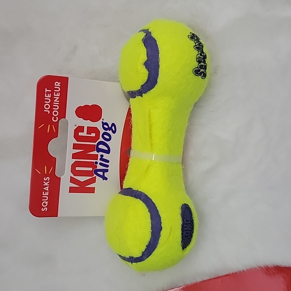Kong Air Dog Dumbell and Core Strength Bow Tie Dog Toys - Picture 3 of 4